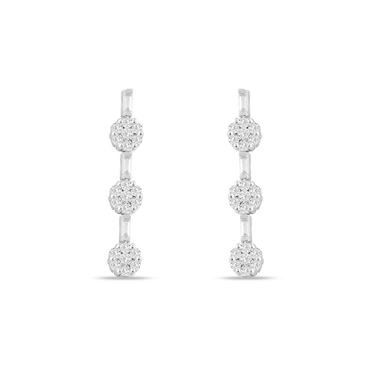 0,59 Karat Pırlantalı Küpe