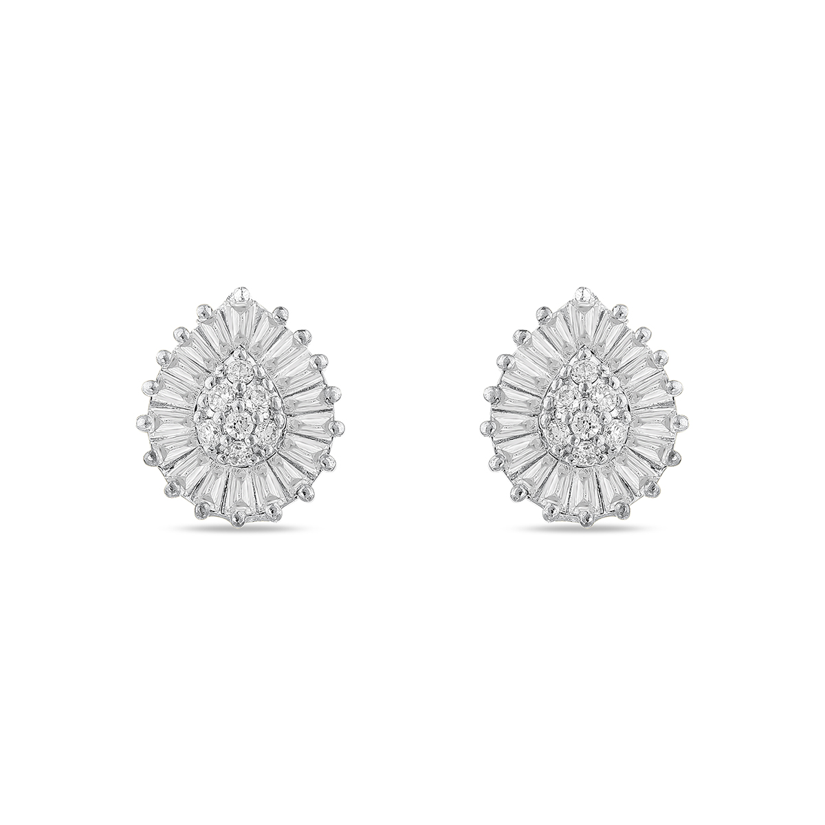 0,49 Karat Pırlantalı Küpe