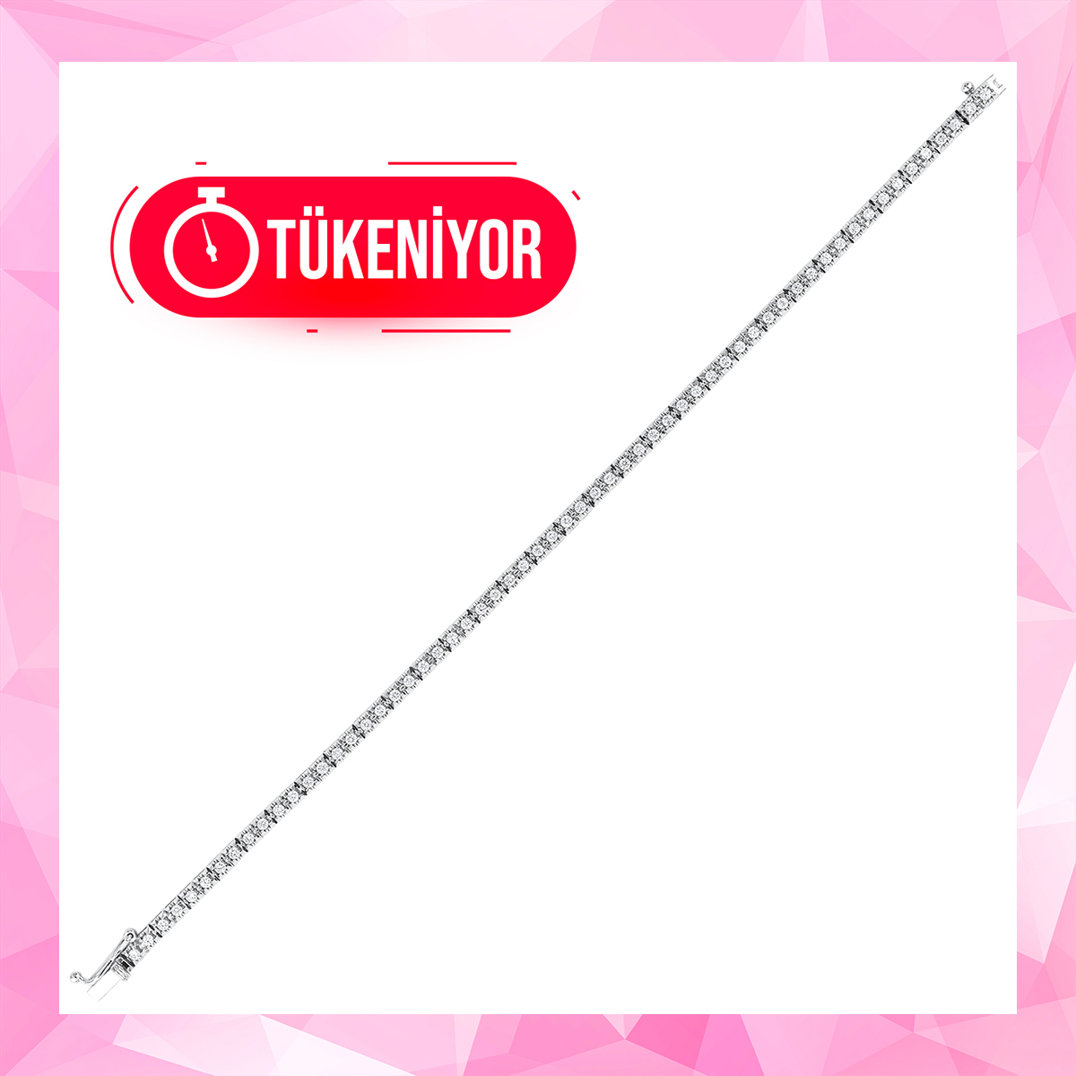 Online Özel 1 Karat Suyolu Pırlanta Bileklik